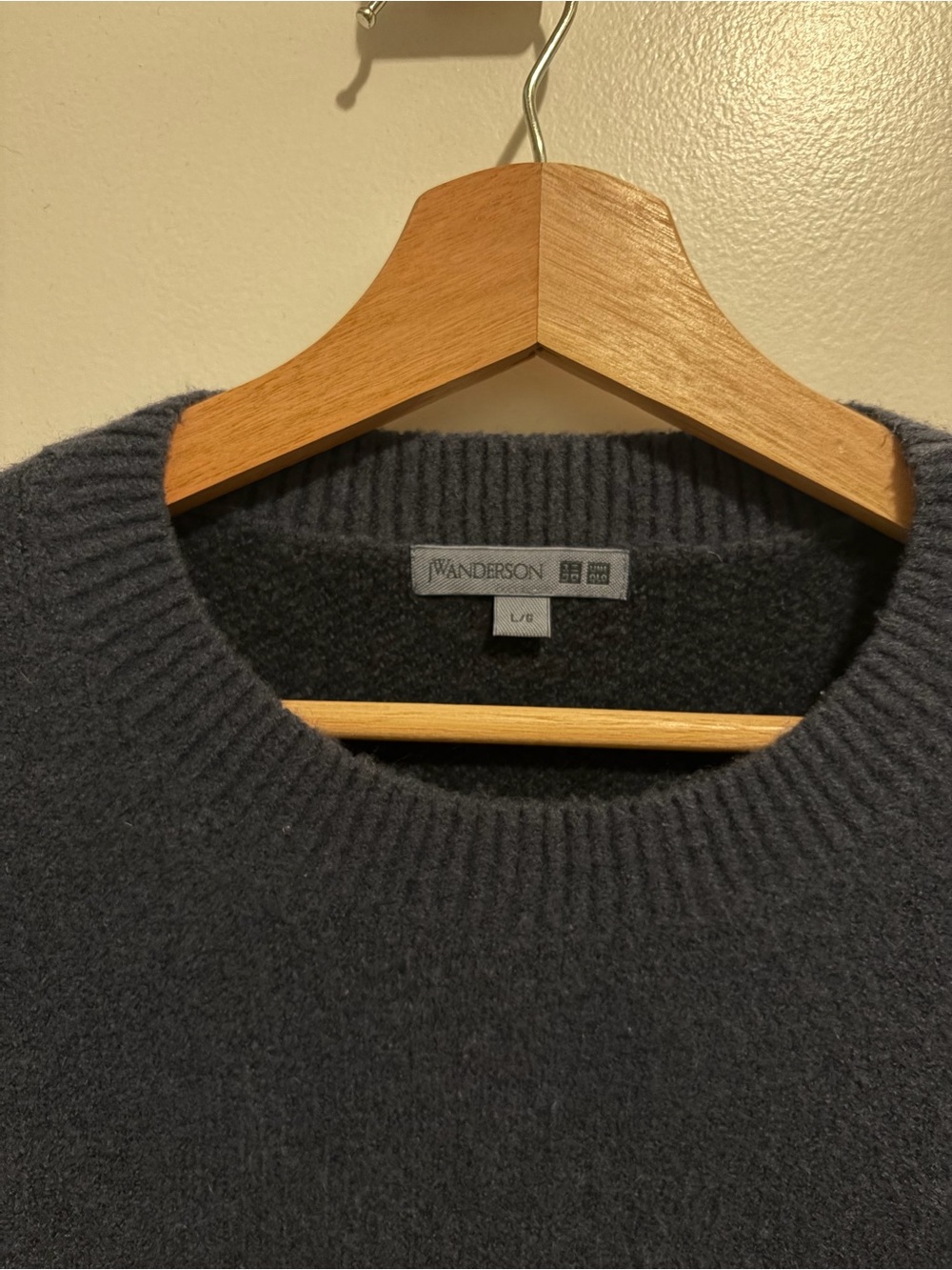 Uniqlo JW Anderson Blue Gradient Soufflé Yarn Crew Neck Jumper Sweater - Large